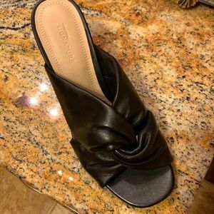 “Nordstrom Signature” mules.  NWT